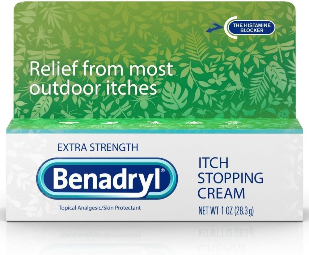 Benadryl svrbenie zastavenie krém extra sila 1 oz (Pack of 8)