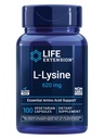 Life Extension L-lyzín, 620 mg, Essential Amino Acid for Healthy nitrogen Balance, Calcium Metabolisment, Stress Response & More, Gluten-free, Non-GMO, Vegetarian, 100 Kapsule