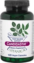 Vitanica Candidastat, Kvasinky Balance Supplement and Support, Vegan, 120 Kapsule