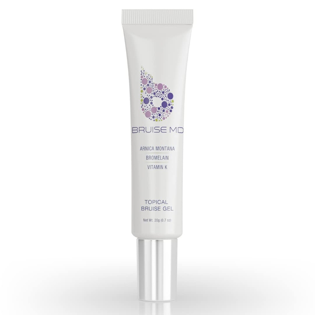 Topický gél na modriny a opuchy, 20% Arnica, hypromelóza, 2% oxid vitamínu K, 20 g (0, 7 fl oz) 