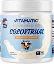 Vitamatic Bovine Colostrum 30% Prášok IgG - Supplement for Gut Health, Hair growth, Beauty, Muscle Recovery, & Immune Support - Easy to Mix - 60 Gram (30 servings, unflaved)