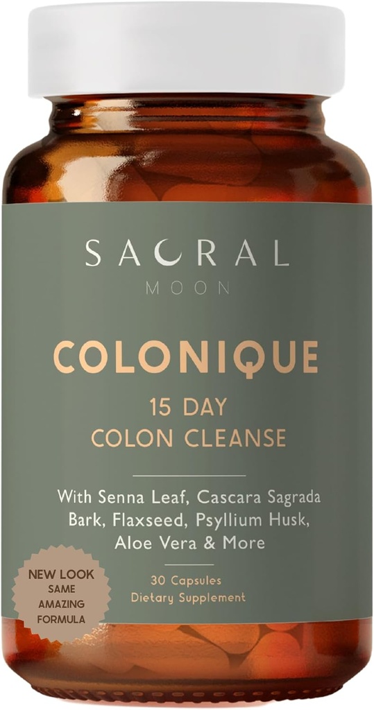 15 Day Colon Čistenie - Tráviaca podpora pre čistenie, Senna Leaf, Cascara Sagrada, Psyllium Husk, Ľanové semeno, Aloe Vera, Probiotiká a ďalšie. Zápcha Relief.