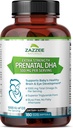 Zazzee Extra sila Prenatálna DHA 500 mg, 180 Enteric Coated Softgels, 1000 mg Omega 3