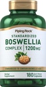 Piping Rock Boswellia extraktu Kapsule 180 gróf 