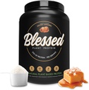 Požehnaný vegánsky proteínový prášok - Plant Based Protein Powder Jedlo Replacement Protein Shake, 23g Pea Protein Powder, Dairy Free, Gluten Free, Soy Free, No Cukor Pridané, 30 Servings (Salted Caramel)