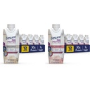 Uistite sa, Max Protein Nutrition Shake s 30g proteínu & Max Bielkoviny Výživa Pretrepať s 30g proteínu, 1g cukru, vysoký proteín Shake, Krémová jahodová, 11 fl oz, (Stoj 12)