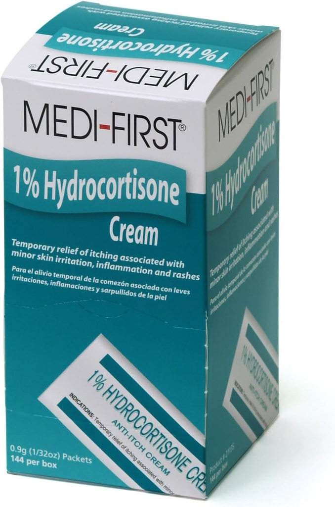 Hydrokortizón Anti- svrbenie krém pakety pre prvú pomoc a núdzové kits, 144 balenie