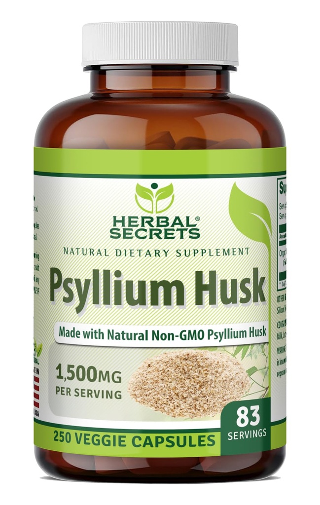 Bylinné tajomstvá Psyllium Husk Supplement 