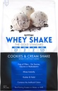 Syntrax Nutrition Srvátka Shake, za studena Filtrované a nedenaturované Srvátka Proteín prášok Zmes, Cookies & Cream Shake, 2 libier, Skutočné Cookie kusy