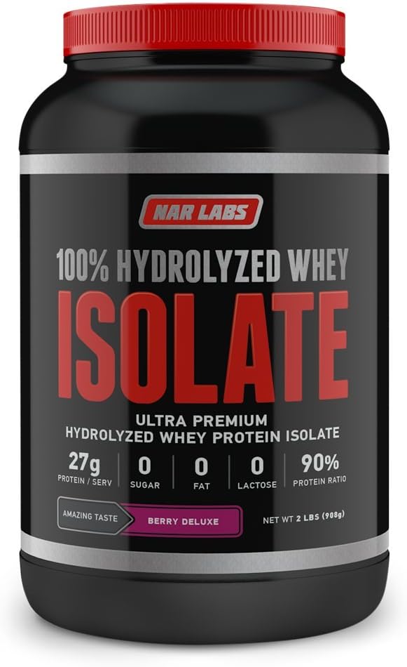 Hydrolyzovaný srvátkový proteín izolát 2 lbs (Berry Deluxe)