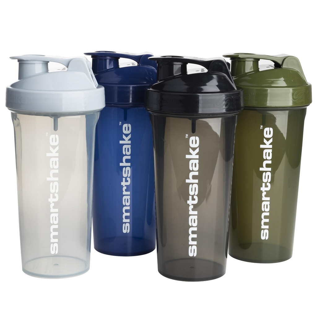 Smartshake Lite 4-Pack Protein Shaker Bottle 800 ml 