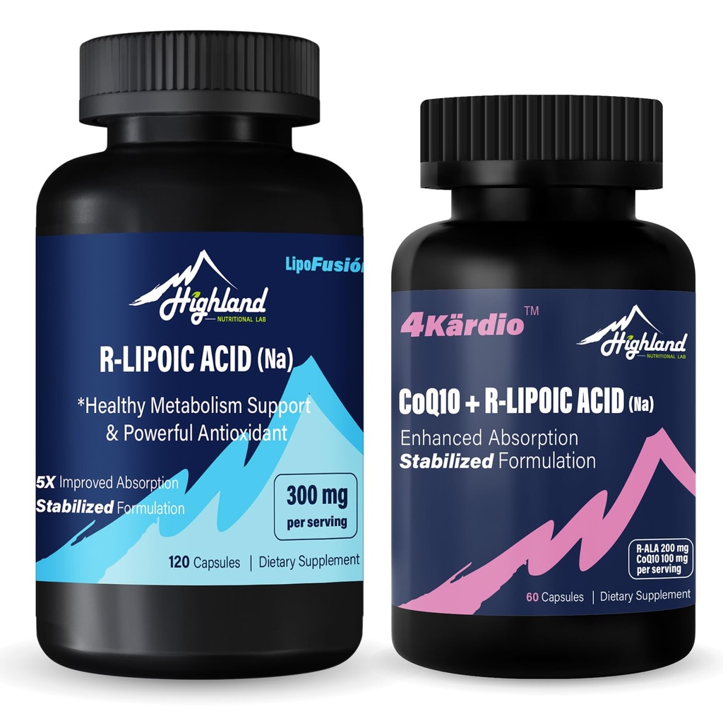 Kyselina R-lipoová (Na) + CoQ10 a kyselina R-lipoová (Na)