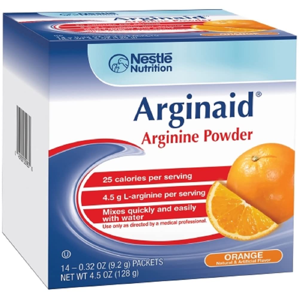 Arginín Supplement Arginaid? Pomaranč .32 oz Individuálny prášok z paketu (BX 14)