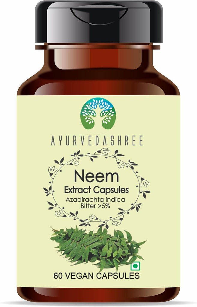 Neem Extract 500mg - 60 Vegetarian Kapsule 