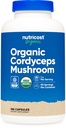 Nutricost Cordyceps Mushrom Capsulas 1100mg, 90 Serv - CCOF Certified Made with Organic, Gluten Free, 550mg Per Capsule (180 Kapsule)
