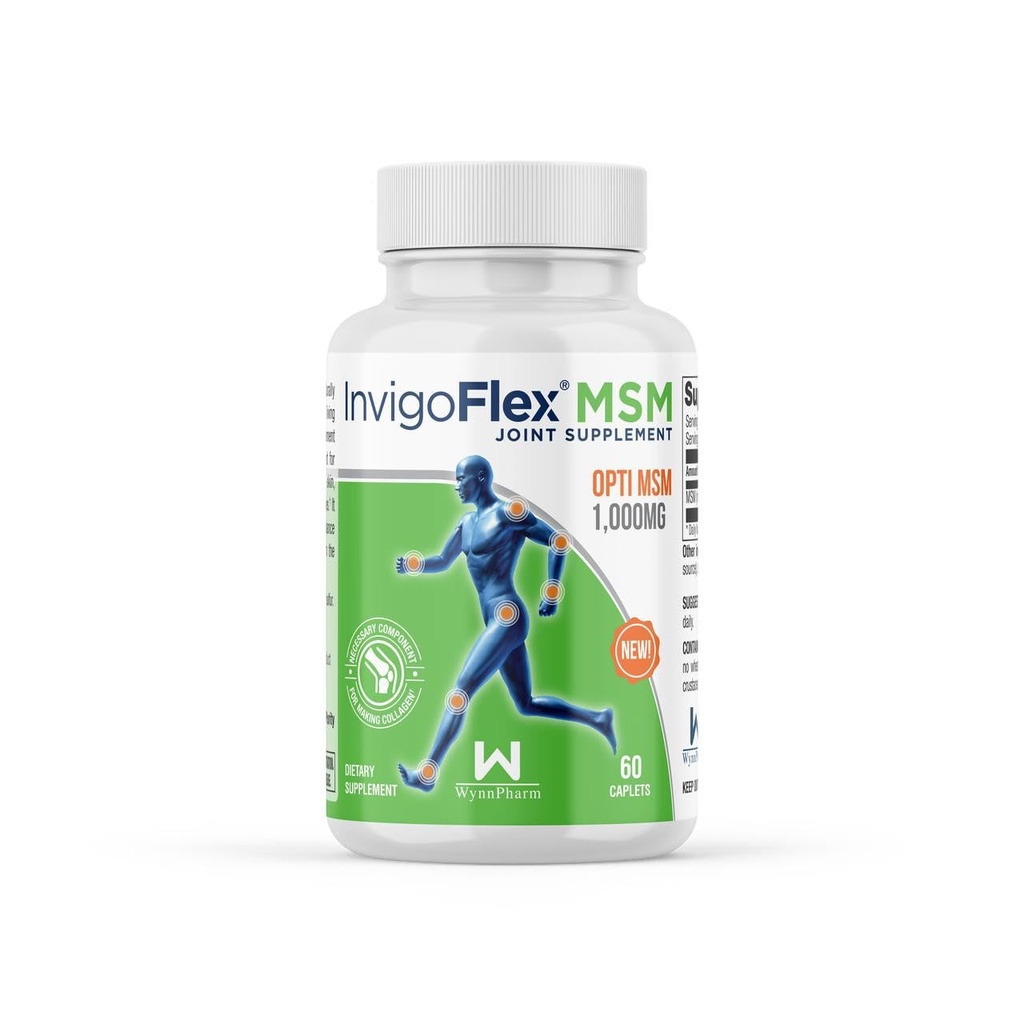 INVIGOFLEX MSM - Metylsulfonylmetán (MSM) (60 kapslí)