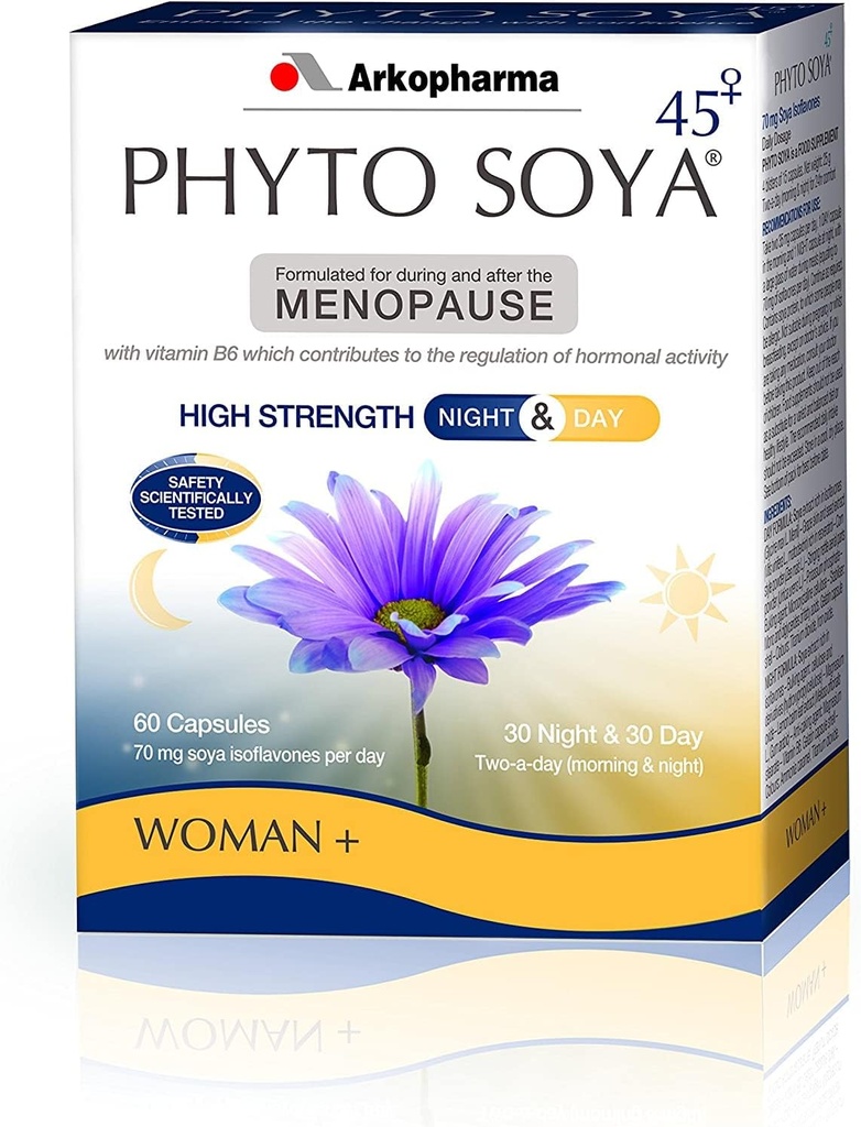 Arkopharma Phyto Sójová noc & deň, 30-dňové čiapky & 30-nočné čiapky