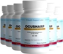 Ocusharp Vision Health Formula s Zeaxantin, Lutein, Čučoriedkové Extract, Eyebright & More - Očné vitamínové doplnky, 60 kapsúl (6)