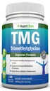 TMG Trimethylglycine Supplement - 1000mg - 180 Kapsule - Premium Pure Betaine Anhydrous - Podporuje normálne hladiny Homocysteínu a krvného tlaku - Podporuje Metylačné procesy - Non-GMO Formula
