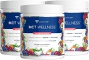 Gundry MD MCT Wellness Powder to Support Energy, Ketone Production and Brain Health, Keto Friendly, Sugar Free (90 Day Supply, Watermelon Lemonade)