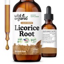Divoké a organické sladké drievko Tinture - Podpora trávenia - Pure Licorice Root Extract Drops - Glycyrrhiza Glabra - Vegan, Sugar & Alcohol-Free Supplement - 2 fl oz