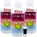Prírodné kvapaliny Aloe Vera Juice Oceanic Elixir - Proprietárna Botanická zmes pre štítnu žľazu, zadusenie a imunitnú podporu, 32oz (Stock of 3)