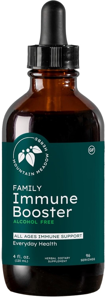 Mountain Meadow Herbs Family Immune Booster Extract with Sambucus Elderberry and Echinacea 