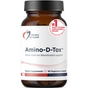 Dizajn pre zdravie Amino-D-Tox - Aminokyseliny Detox + Pečeň Cleanse Support - Supplement Blend with Glycine, Calcium D Glucarate, NAC + More - Non-GMO (90 Kapsule)