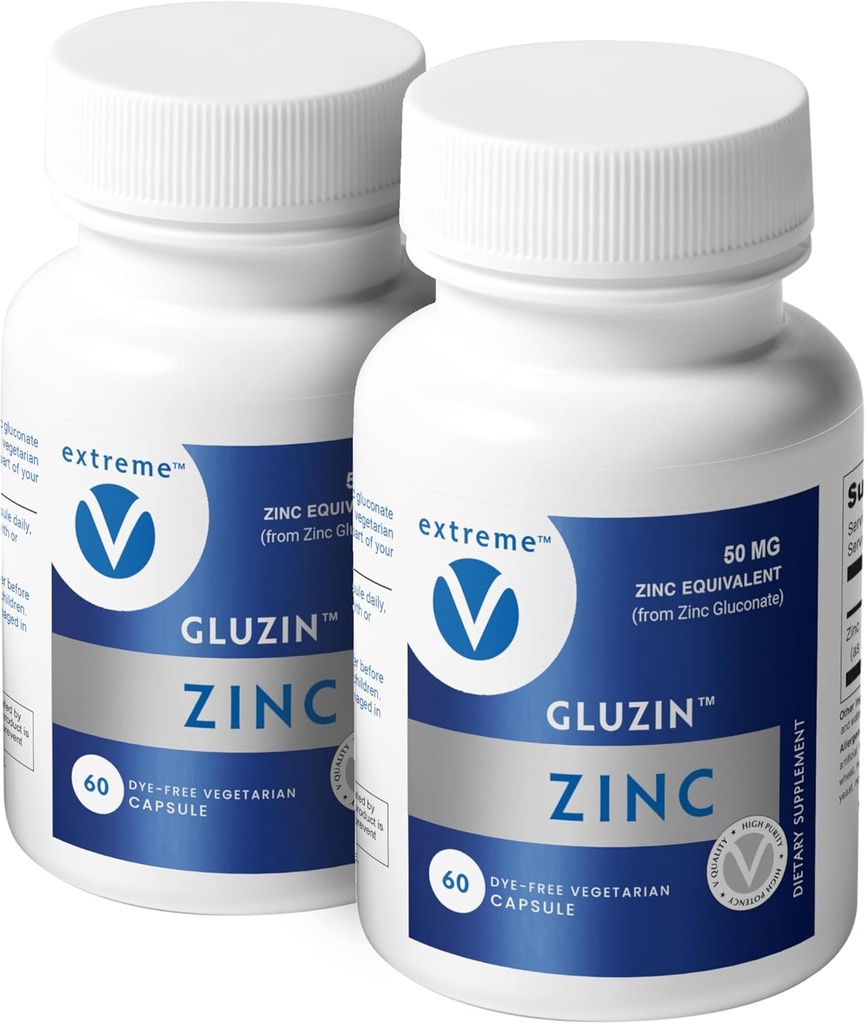 ZINC MG50 - Zinkový glukonát 50 mg (2 fľaše - 120 kapsúl)