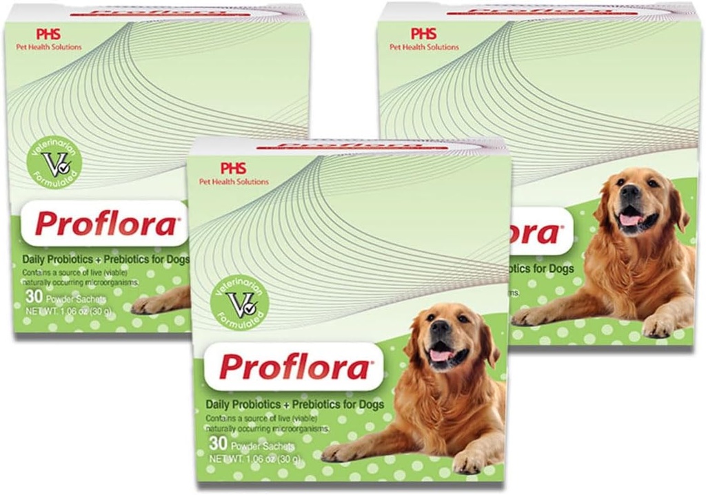 Probiotiká pre psy - Zdravé trávenie - Boost imunitný systém - Normálna funkcia čriev - Skin and Coat Health - Dodatok pre GI Tract - 90 Servings, 3-Pack