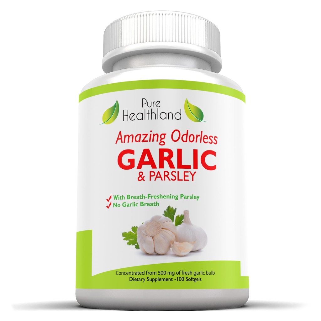 Odorless Cesnak & Petržlen Supplement Softgels 