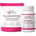 Annatrol Bone Support & FORTIBONE Collagen Peptides w/FORTIGEL, VERISOL a TENDOFORTE - Kompletné kosti, kĺb, koža, vlasy, nechty a metabolická podpora 1 mesiac dodávky (Pouch, 401.7G)