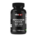 Dietetické doplnky k báze draslíka 130 mg na obsluhu - 150 tabliet (1 fľaša) - Exp 05/2030