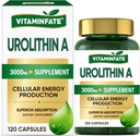 3000 MG Urolithin A doplnok - 120 Kapsule Podporuje Antioxidant, Vylepšené zdravé starnutie, Mitochondriálne, Cell Oprava pre mužov a ženy