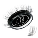 Lashife Curl 14mm Gossamer DIY predĺženie rias Refill, čierna, ľahko falošné riasy pre prirodzený vzhľad