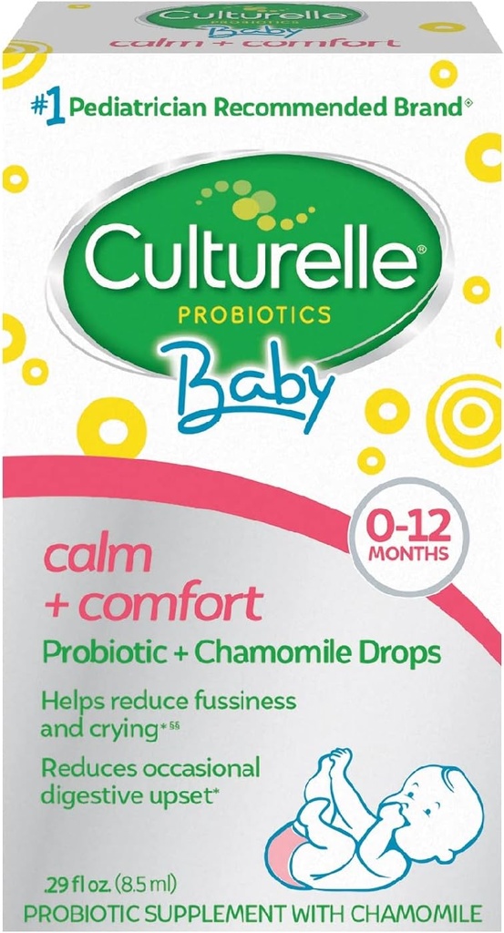 Culturelle Baby Calm + Comfort probiotiká + harmančekové kvapky  Kvapky