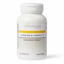 Integratívne terapie Super Milk Thitle X - Bylinné doplnky pre podporu zdravia pečene s mliekom Thitle, Licorice Root Extract & More* - Gluten-free & Dairy-Free - 120 Kapsule (120 Serviv)
