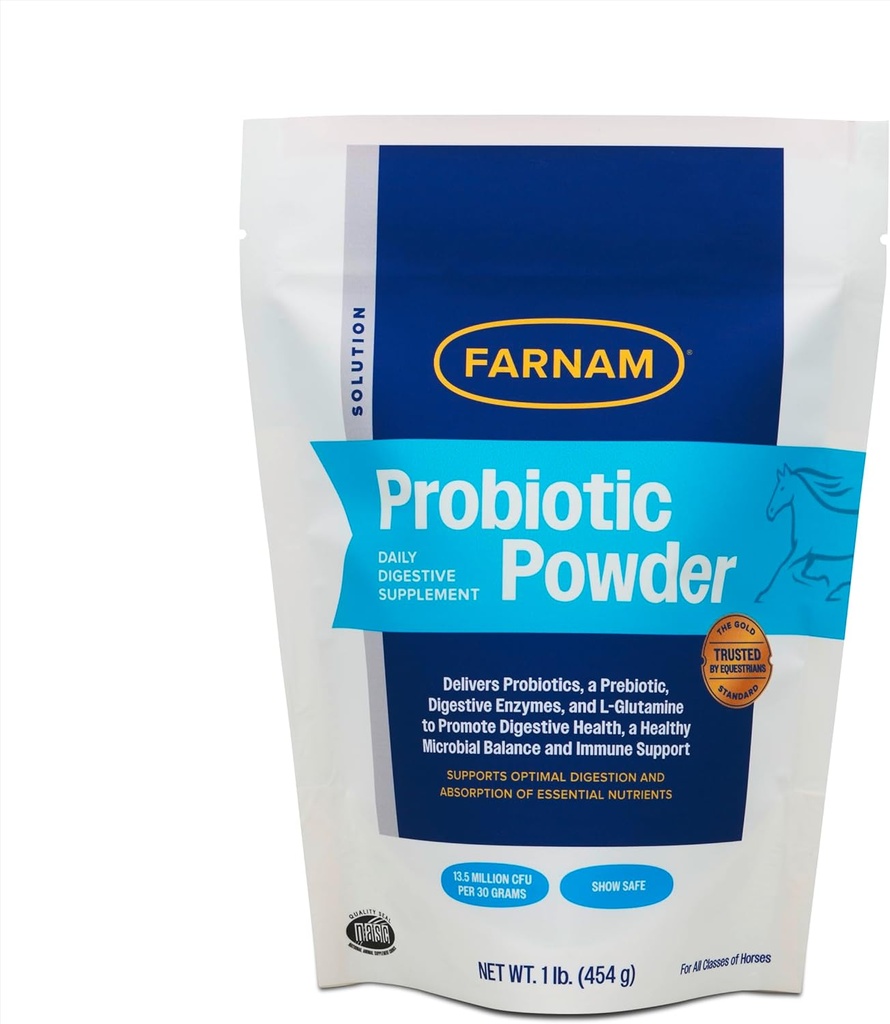 Farnam probiotický prášok pre kone, denné trávenie a imunitné zdravie doplnok pomáha udržiavať zdravú mikrobiálnu rovnováhu pre optimálnu trávenie