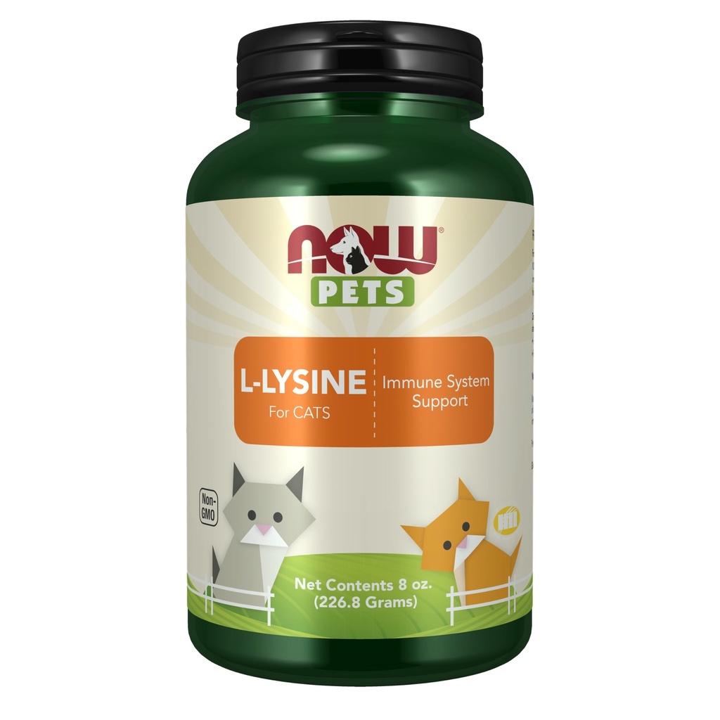 Teraz Pet Health, L-Lysine Supplement, prášok, Formulované pre mačky, NASC Certified, 8-Ounce