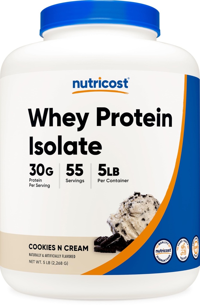 Nutricost Srvátkový proteín izolát (Cookies N Cream) 5LBS