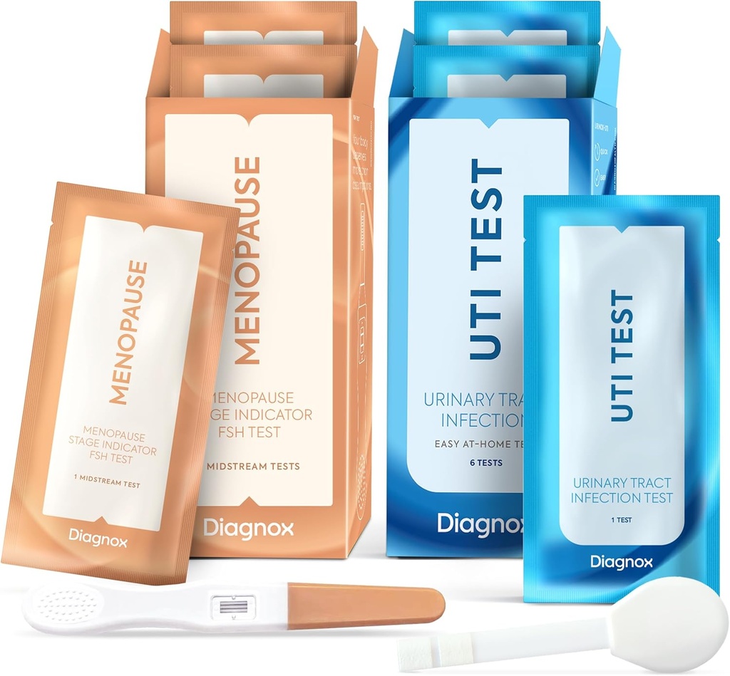FSH Menopauza Test Kit [5 Testy] a UTI Test Kit [6 Testy]