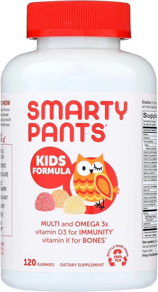 SMARTYPANTES Deti Kompletné 120 Gummies, 120 CT
