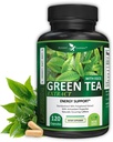 Silná záhrada zelený čaj extrakt s EGCG prírodná energia, duševné zameranie, imunitná podpora, antioxidant a zdravé srdce formula, non-GMO 120 zelený čaj extrakt kapsuly