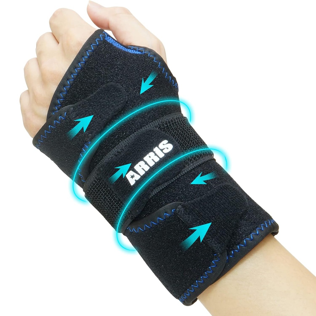 Zábal na ľad pre Carpal Tunel Relief - Ručná podpora Závod s 2 opakovane použiteľné gélové balenia Hot Cold Compress pre reumatoidnú artritídu, Tendinitída, Športové zranenia, Opuchy, Bruises & Sprains