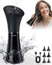 HeaDot Ear Wax odstránenie s inteligentnou teplotou vody, voda napájaný Ear Cleaner s 6 Tipy, Bezpečné a efektívne Ear Wax odstránenie Kit so 4 Tlakovými hladinami - IPX7