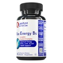 Quantum Nutrition Labs Max Energy Bs - vitamín B Complex, Metylated B Complex Vitamíny s vitamínom B1, B6, B12, tiamín, folát a biotín - 60 Vegetariánske kapsuly