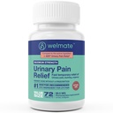 WELMATE - Urinary Pain Relief (72 tabliet) - Fenazopyridín Hydrochlorid 99,5 mg - Urinary Bolesť, Naliehavosť, & Discomfort - Maximálna sila - Over-The-Counter Medication