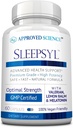 Schválená veda sleepsyl - Sleep Supplement - Valeriánsky koreň, citrónový balm, melatonín, harmanček, L-Ornithine - Vegan, 60 kapsúl