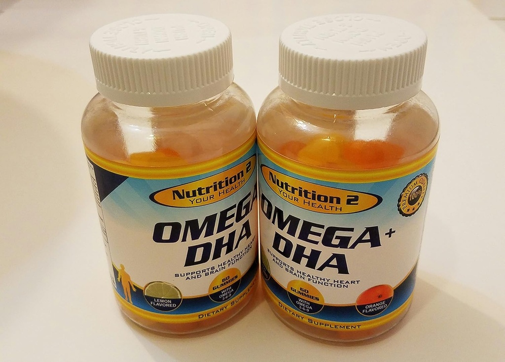 Omega Plus DHA esenciálne mastné kyseliny - čistá Omega 3 mastné kyseliny - chia olej + DHA - Gummies - dospievajúci, muži, ženy EFA A DHA doplnky
