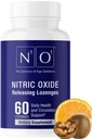 N1O1 Oxid dusnatý Lozenges - 60 Počet - Oxid dusnatý doplnok pre zdravie srdca, obeh, energia, prietok krvi, oxygenácia, zdravý krvný tlak, Kardiovaskulárna podpora pre mužov a ženy